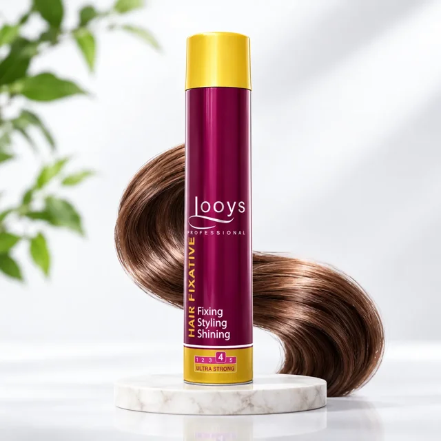 اسپری حالت دهنده مو لویز LOOYS (تافت مو  قوی شماره 4) حجم 500 میل