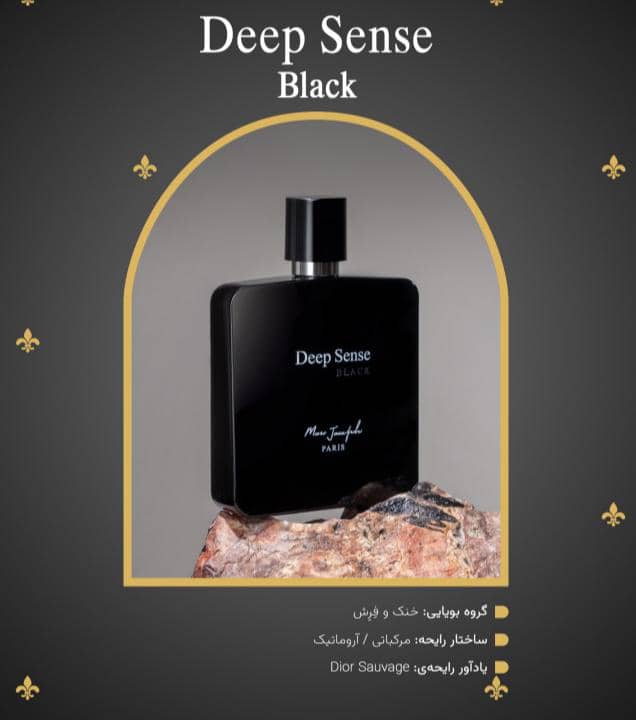 ادکلن مردانه مارک ژوزف الیزه رایحهDeep Sense Black حجم 100 میل