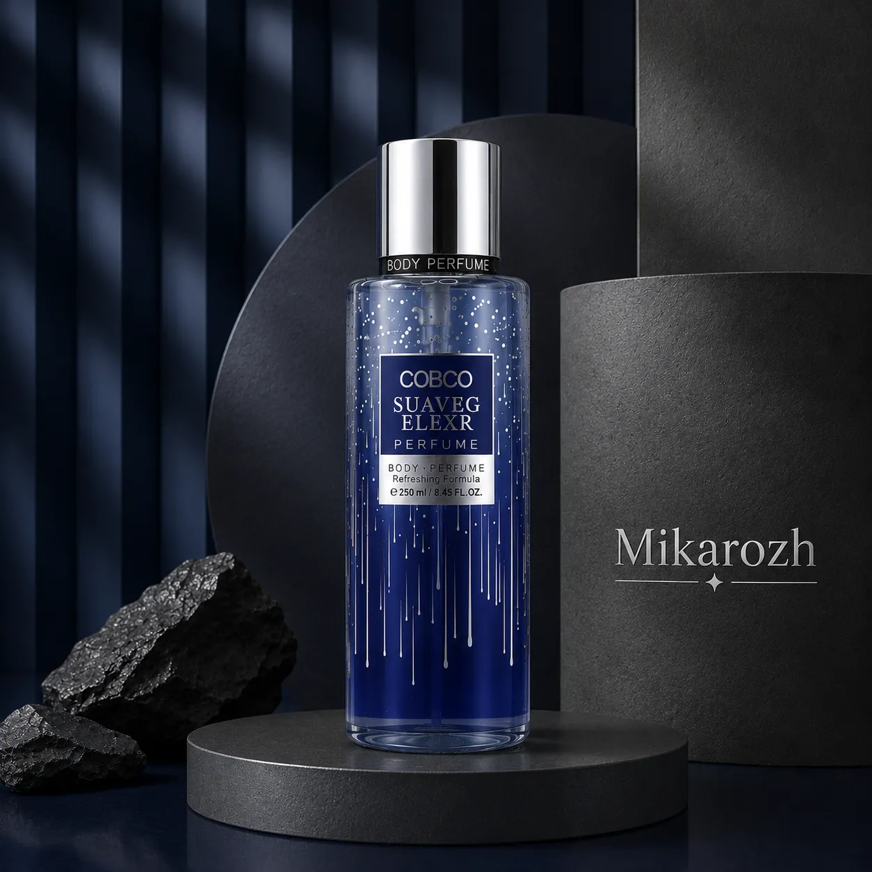 بادی اسپلش مردانه کوبکو مدل Dior Sauvage Elixir حجم 250 میلی‌لیتر