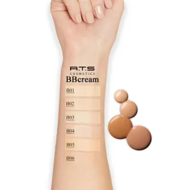 رنگ بندی بی بی کرم آر تی اس R.T.S با SPF20 حجم 45 میلی‌لیتر